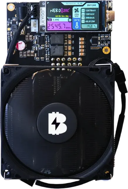 NerdMiner NerdQaxe+
